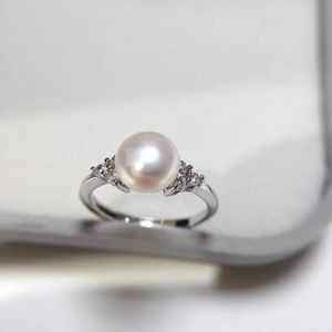 Authentic Freshwater Ring Silver (Adjustable)